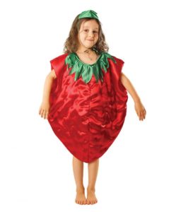 Costume da fragola per bambina