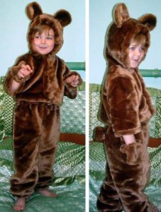 costume d'ours