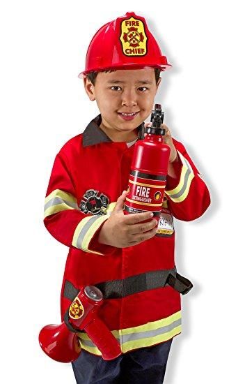 Fireman costume para sa batang lalaki