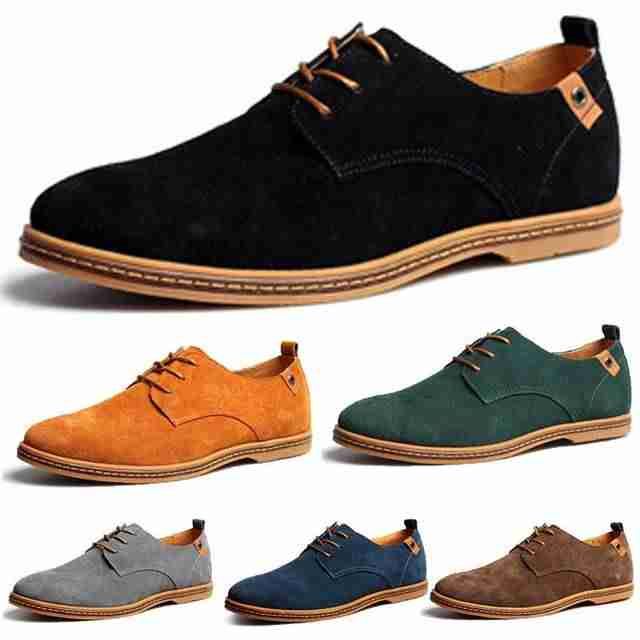 Suede Oxfords