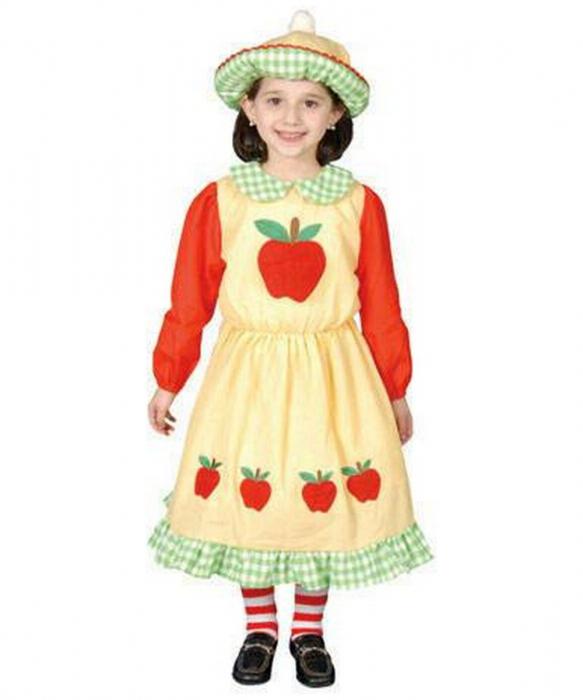 Robe pomme pour fille