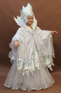 robe reine des neiges pour filles