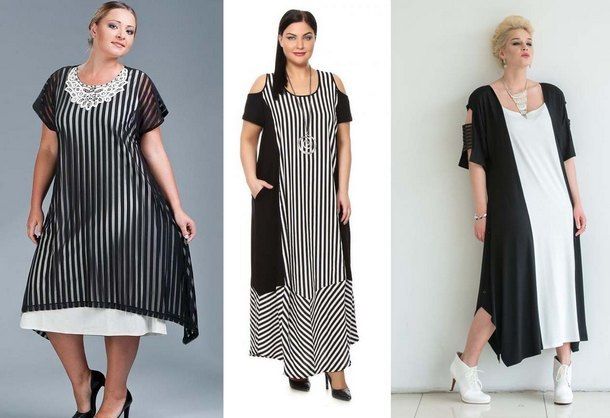 Oversized dresses for plus size ladies