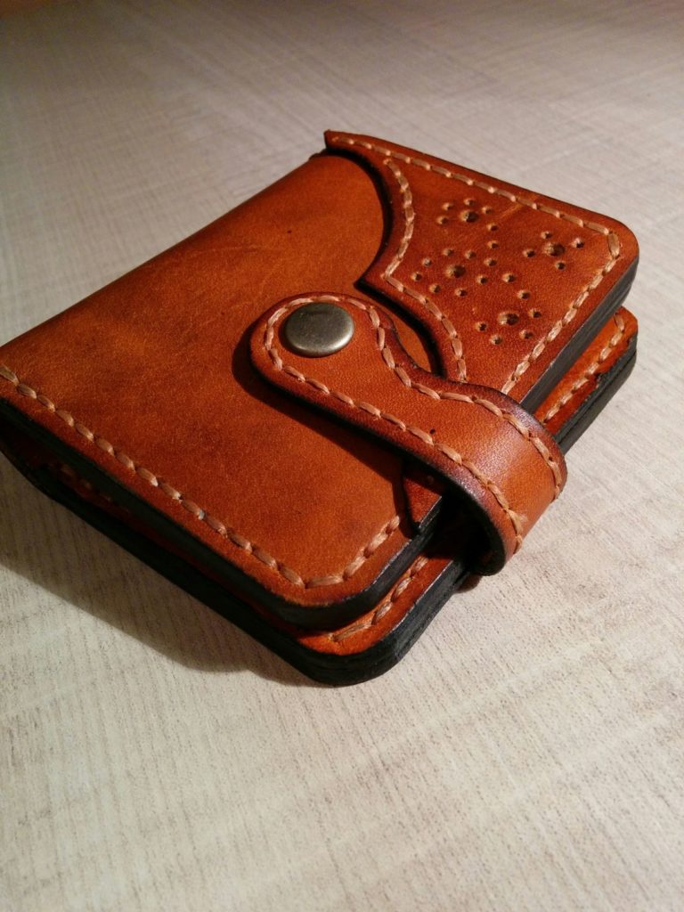 Cartera de cuero de bricolaje