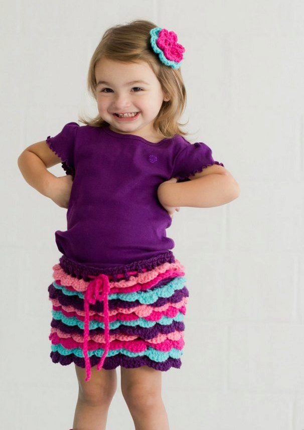 Multicolor skirt for girls