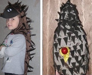 Hedgehog costume for girls