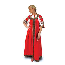 Russisches Volks-Sommerkleid