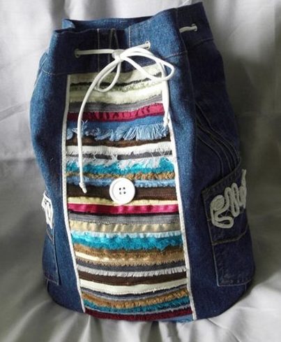 Rucksack aus Patches