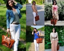 Outfits mit einer roten Tasche