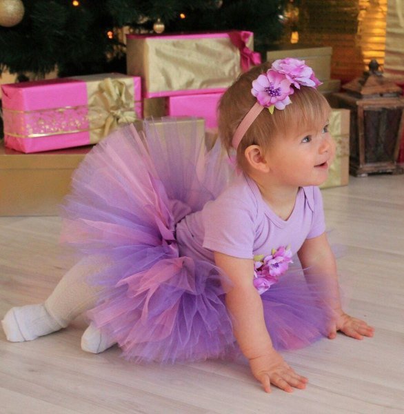 Lilac tutu skirt