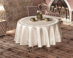 Nappe ronde jacquard