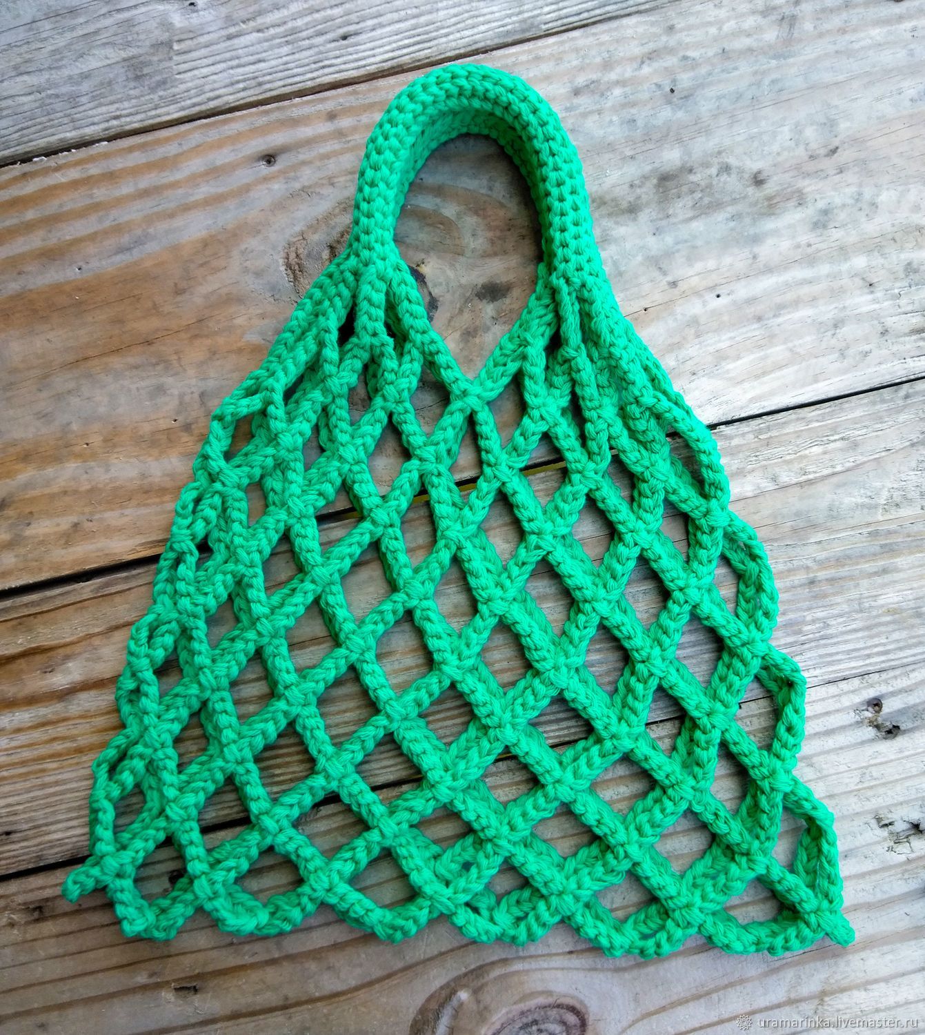 Stringtasje groen