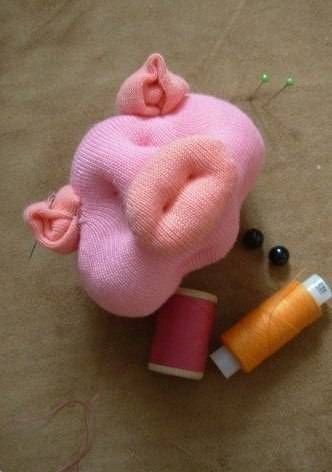 DIY Strumpfschwein