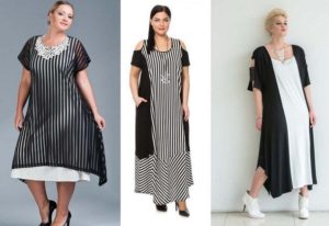 Strikkede kjoler 2019 for plus size