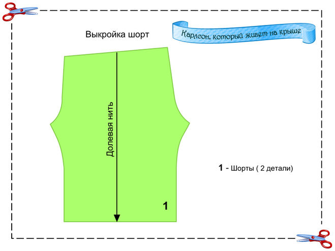 Šortky vzor ku Carsonovmu obleku