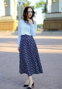 DIY midi skirt