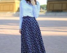 DIY midi skirt