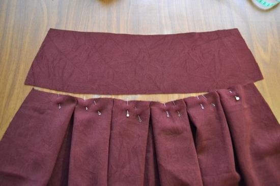 Skirt berlipat 3