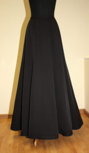 DIY floor-length skirt