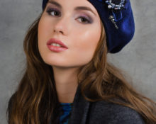 Women's knitted beret