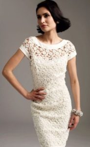 openwork crochet dress