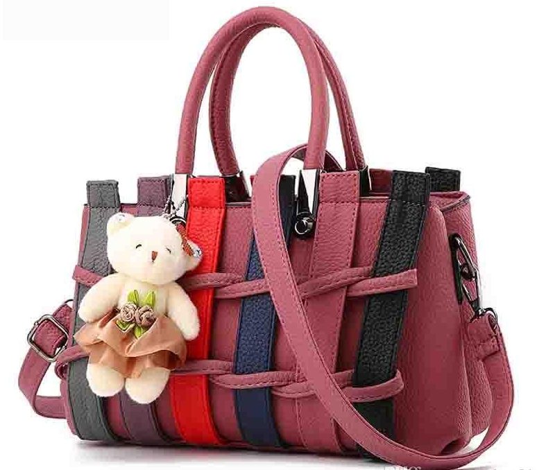 Pink at gray na bag