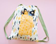 patrón de mochila para niños