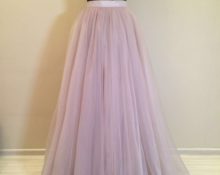 DIY long tulle skirt