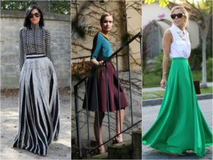 DIY long skirts