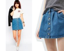 denim skirt pattern