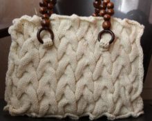 DIY knitted bag