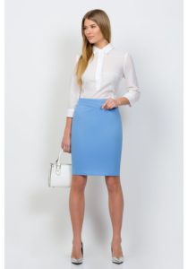 to a pencil skirt