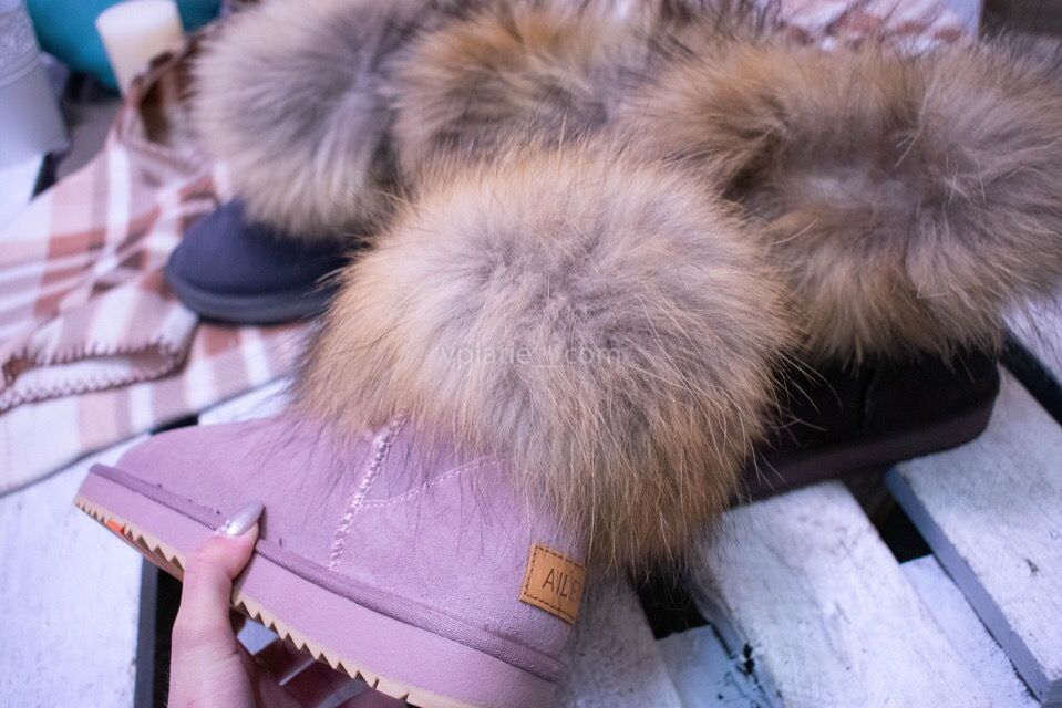 Botas UGG con pelo.