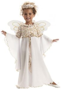 Costume da angelo fai da te per bambina