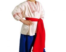 DIY Cossack costume for a boy