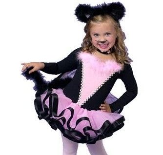 Cat suit black and pink