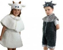 DIY goat costume for girls