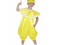 DIY lemon costume for a boy