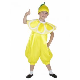 DIY lemon costume for a boy