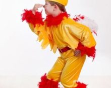 DIY rooster costume