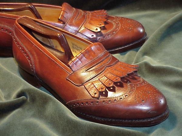 Men's loafers with fringes