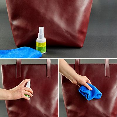 Cleaning a shopping bag