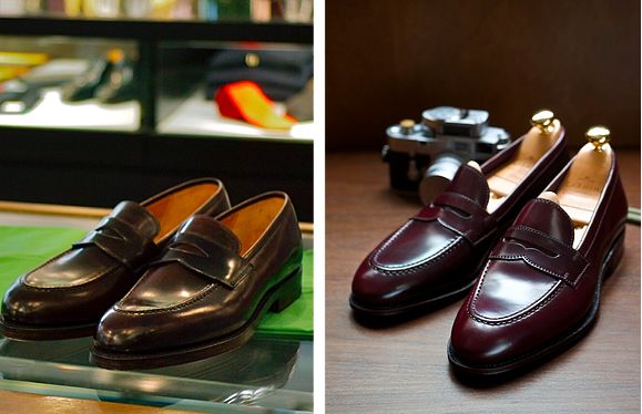 Penny loafers for menn