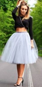 imej dengan skirt tutu