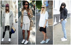 looks with sneakers