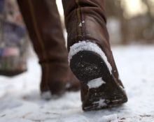 sable contre les bottes qui glissent