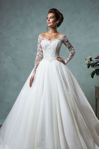 Abito da sposa semiaderente