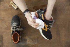 cleaning suede sneakers at home