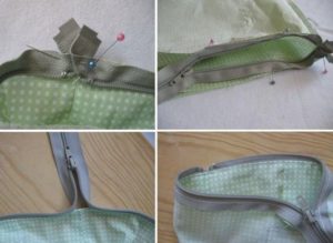 How to sew a lining to a bag