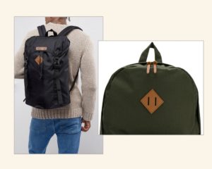 Por que as mochilas têm um diamante com fendas?